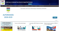 Desktop Screenshot of cosantafesino.com.ar