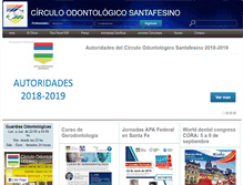 Tablet Screenshot of cosantafesino.com.ar